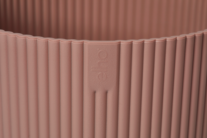 vibes fold rond 14cm rose poudré